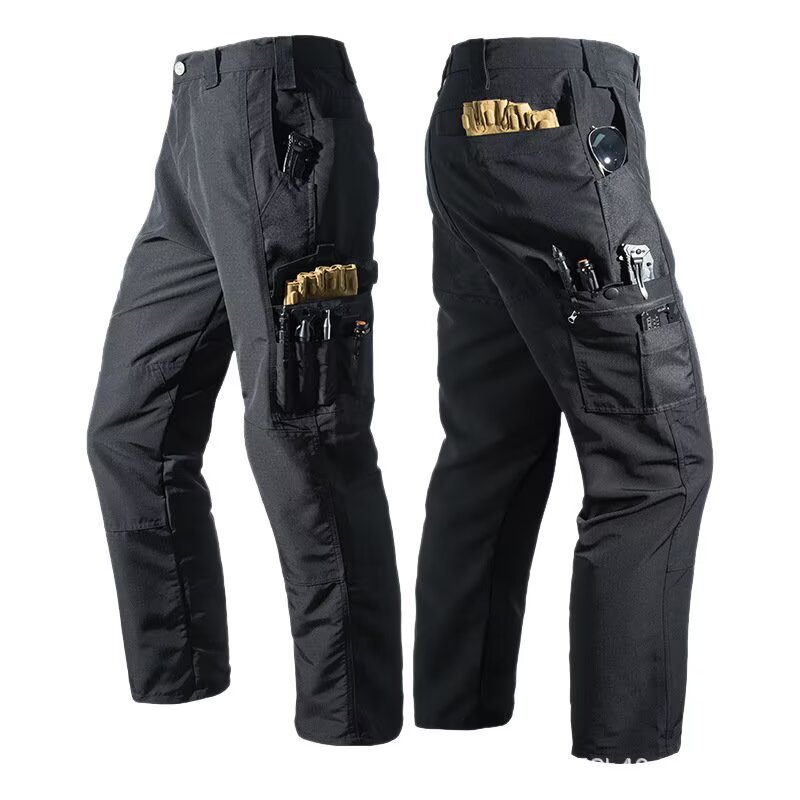 Men Multi Pocket Work Cargo Pa - Workshop Tools And Safety 评论和价格