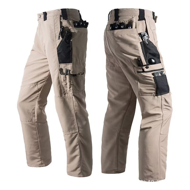 Men Multi Pocket Work Cargo Pa - Workshop Tools And Safety 评论和价格
