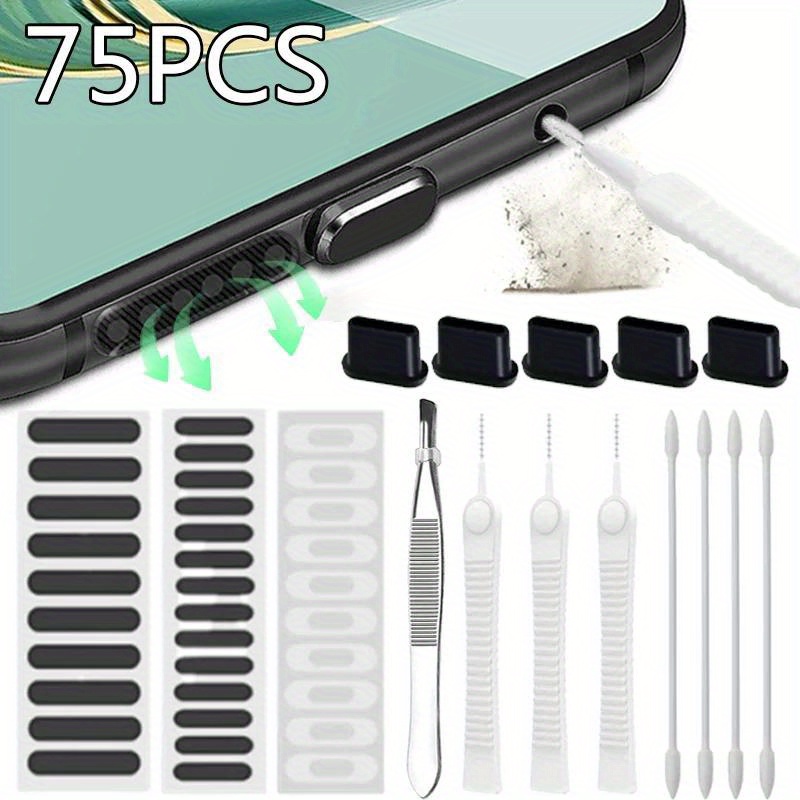 75pcs Phone Charging Port Clea - Tools Xiaomi 评论和价格