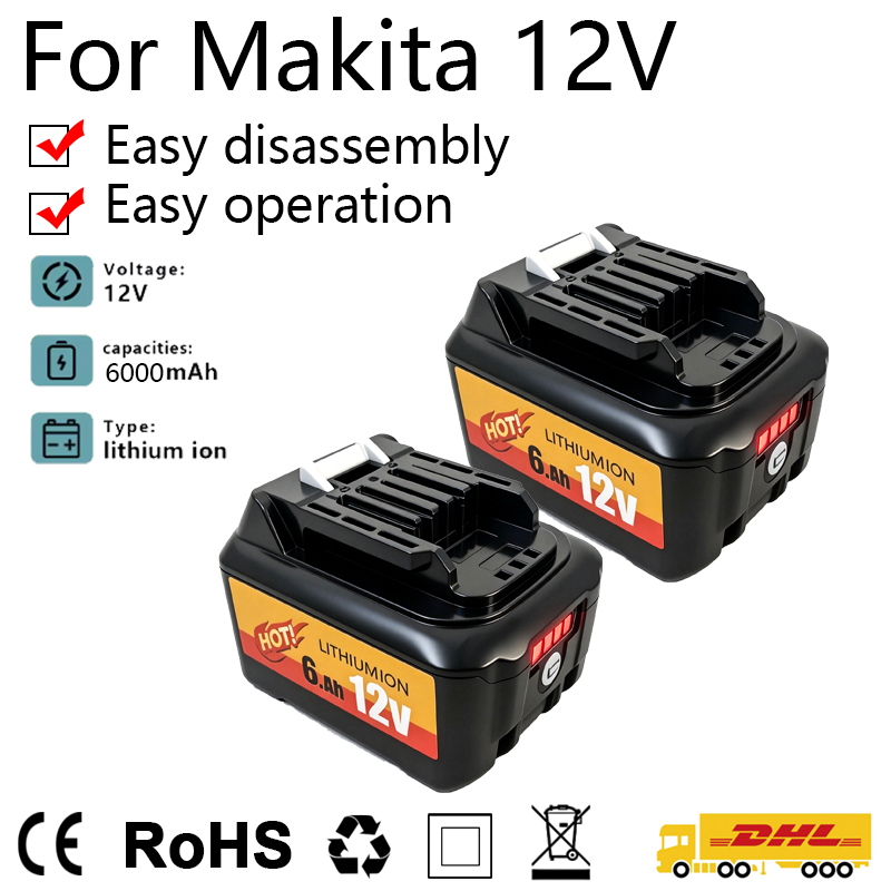 10.8V 12V 6A Rechargeable Repl - Makita Drill Hp1640 评论和价格