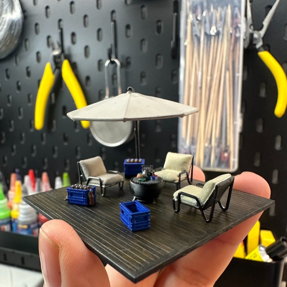 Diorama 1/64 Leisure Terrace M - Workshop Tools Toy 评论和价格