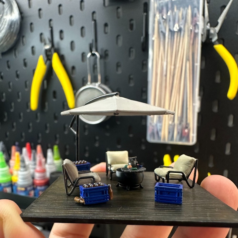 Diorama 1/64 Leisure Terrace M - Workshop Tools Toy 评论和价格