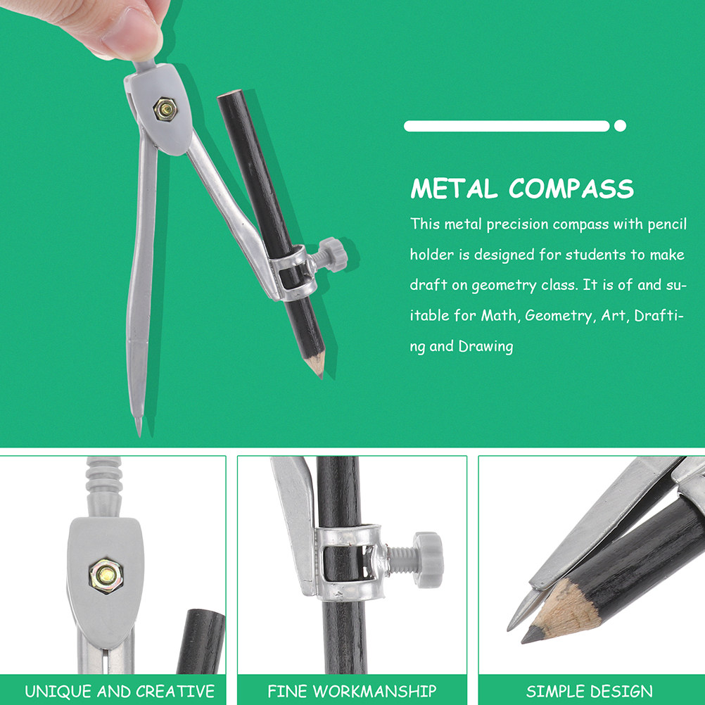 5Pcs Compass for Drawing Circl - Workshop Tools Drawing 评论和价格