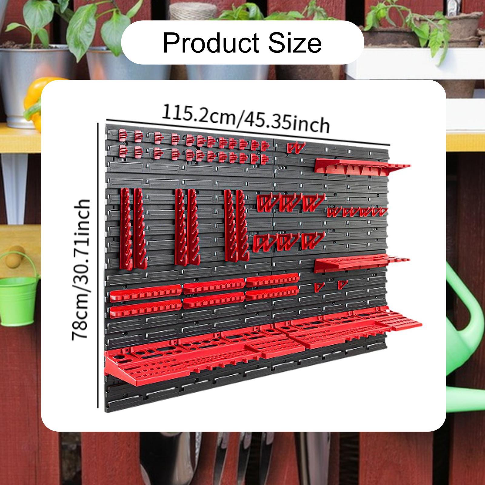 Wall Mounted Storage Bins with - Workshop Tools Toy 评论和价格